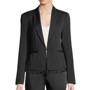 Neiman Marcus Fringe Hem Blazer NWT